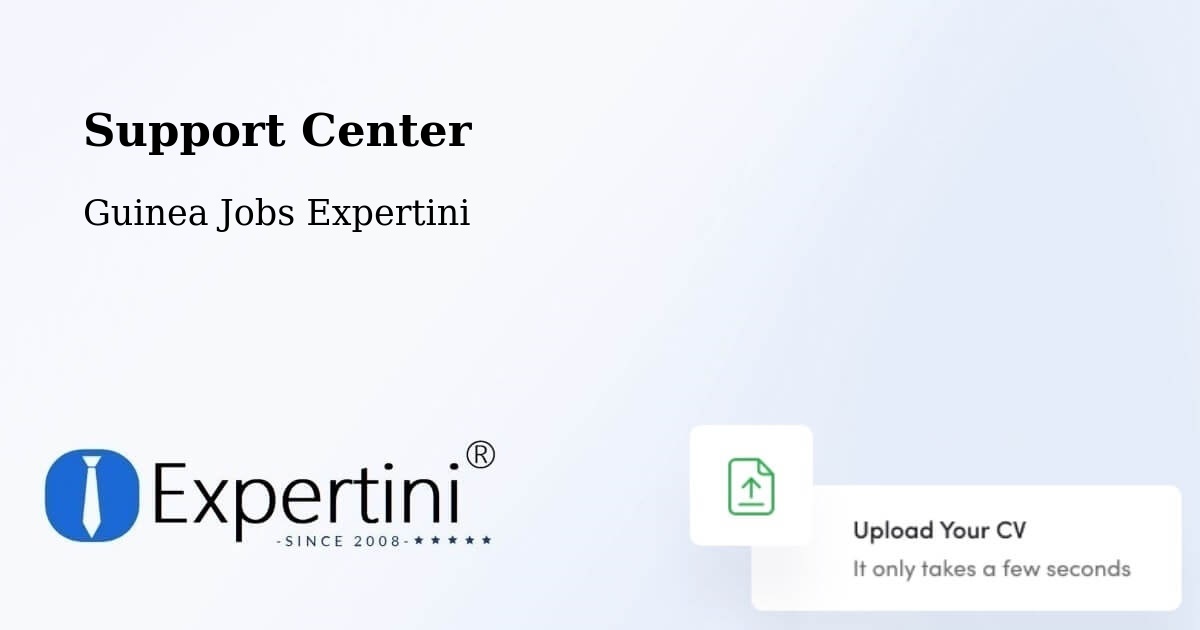 Support Services – Mamou - Guinea Jobs Expertini